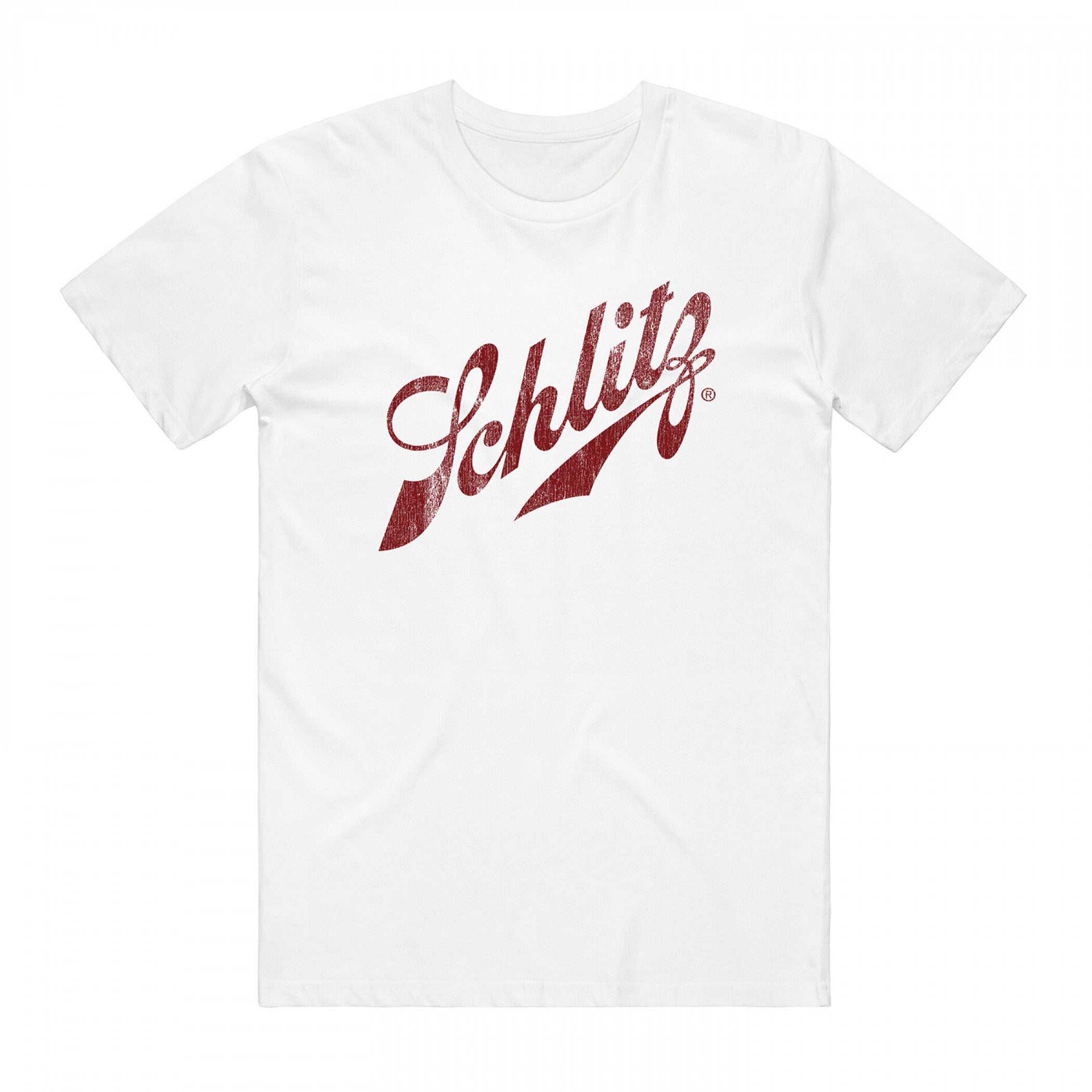 Schlitz Beer Classic Distressed Logo T-Shirt